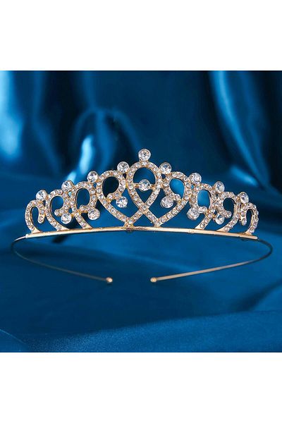 Choice Gold Hot Sales Women New Sweet Wind Princess Tiara Birthday Party Crown