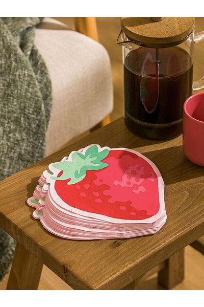 LC Waikiki Lcw Home 20 Count Strawberry Printed Paper Napkins