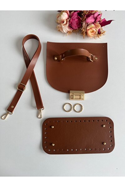 zg hobi aksesuar Örgü çanta deri kiti , kapak , askı , taban seti
