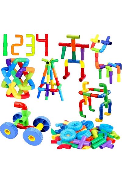 A-T AYZE-TRENDY Toy Hc1025 in Bag Pipe Block Set 72 Pcs 10256