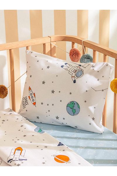 LC Waikiki Lcw Home Space Printed Baby Duvet Cover Set