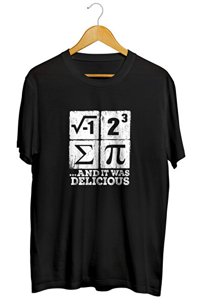 karikatürstore Matematik Bilimi Pi Sayısı Sembol Baskılı Kaliteli Tişört