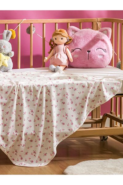 LC Waikiki Lcw Baby Ecru Printed Baby Girl Blanket t t
