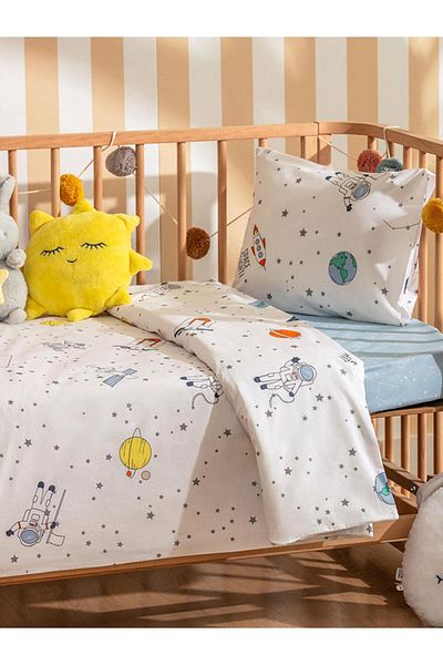 LC Waikiki Lcw Home Space Printed Baby Duvet Cover Set