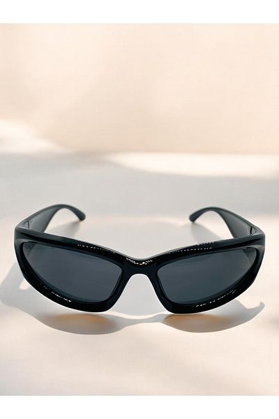 MİSE Party / Bicycle / Motorcycle / Alien Style Black Unisex Sunglasses New Season