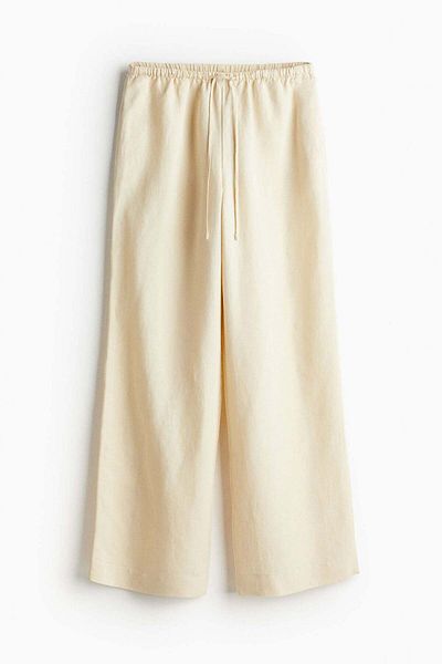 H&M Linen-blend trousers