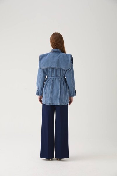 Büşra Ayhan Special Design Denim Jacket