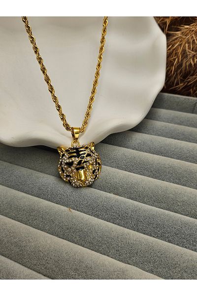 AURA Steel Necklace Tiger Model Unisex Product