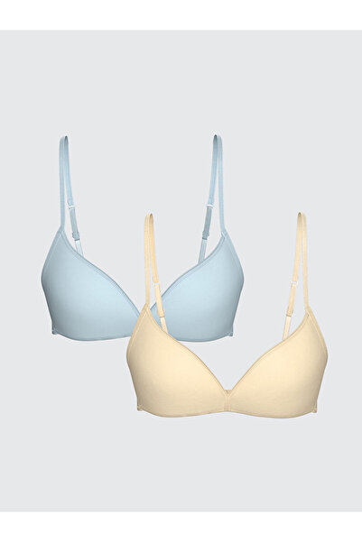 LC Waikiki Beige Non-wired Non-Padded Flat First Bra Set of 2