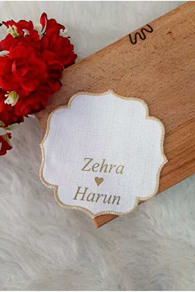 Kınamalzemecim İsimli özel gold Baskılı Söz ve Nısanlariniz İçin Kumaş Damat ...