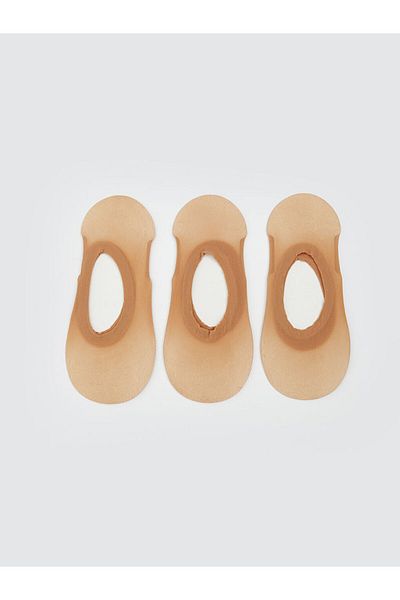 LC Waikiki Νέα σεζόν Γυναικείες κάλτσες Flat Ballerina 3 τεμαχίων - S5AK08Z8