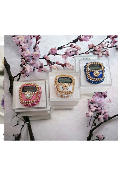 Gün GÜN 3 Adet Hediyelik Lüx Zikirmatik ( Dijital Tesbih )