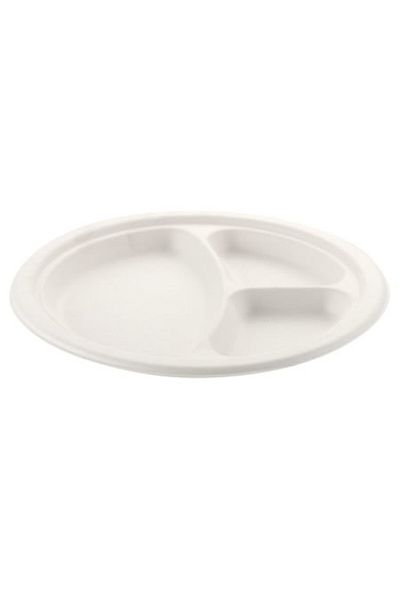 Roll-Up Nature Dreams Plate 26cm / 3 Compartments 10 Pieces