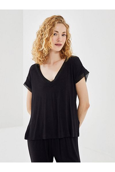 LC Waikiki New Season V-Neck Women's Pajama Set - S52500Z8