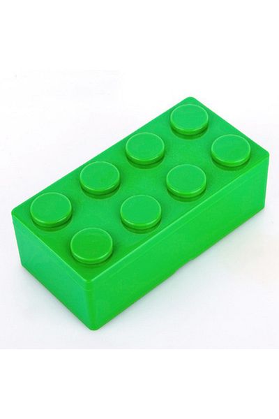 Choice Large Green Building Block Storage Box Creative Plastic Storage Box Saving Space Storage Organizers