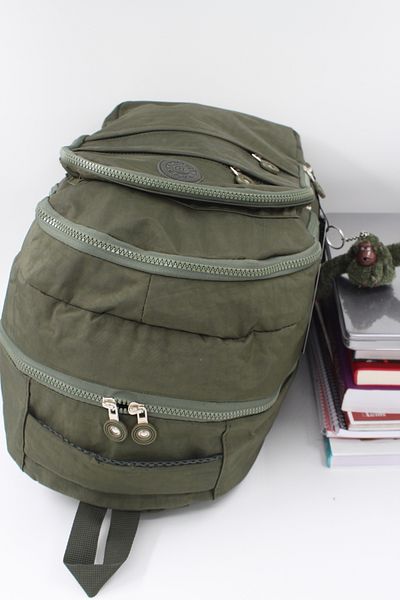 bakacstore Unisex Crinkle Water Repellent Fabric - Σακίδιο πλάτης Γυμνασίου, Λυκείου, Πανεπιστημίου. Δώρο μπρελόκ