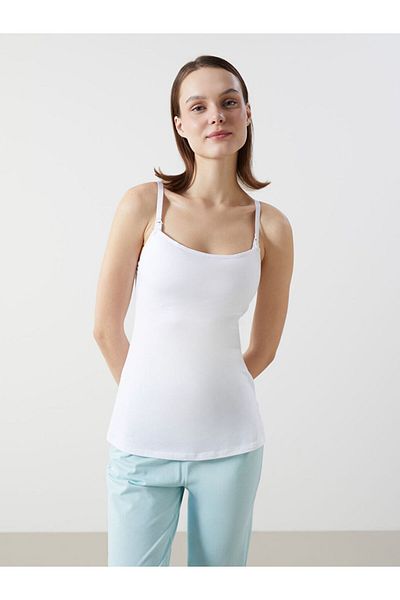 LC Waikiki New Season U Neck Straight Strap Maternity Cup Undershirt - S50221Z8