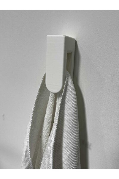 Tersah 2'li Çok Amaçlı Pratik Yapışkanlı Kapı Arkası Bornoz Askılığı Mutfak B...