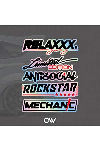 OkyayWorks حزمة ملصق الهولوغرام