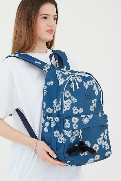 Rosso Collina Rucsac de școală unisex din material impermeabil