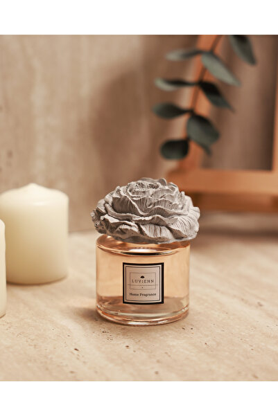 Luvienn 100 cc Antrasit Seramik Şakayık Taşlı Black Opium Oda Kokusu-Black Va...