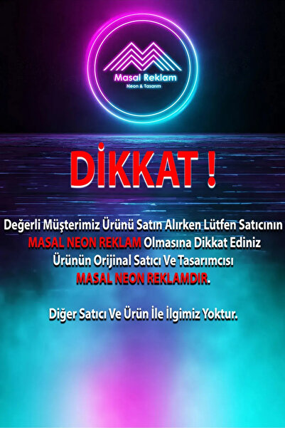 Masal GYM FİTNESS NEON LED DEKORATİF  TABLO & TABELA