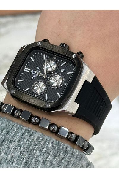 Naviforce Function Square Men's Wristwatch