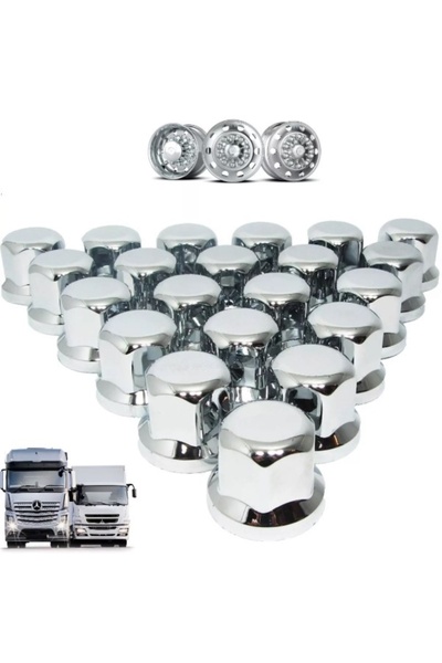 AHMET OTOMOTİV (20 ADET) 32mm BİJON KAPAĞI TIR-KAMYON-DORSE-OTOBÜS