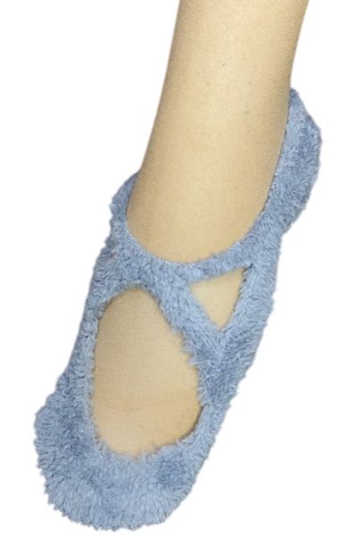 marufshop 1 Piece Anti-Slip Sole Plush Yoga Pilates Fitness Socks