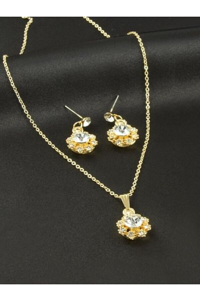 CADI BOUTİQUE Jewelled Set Necklace