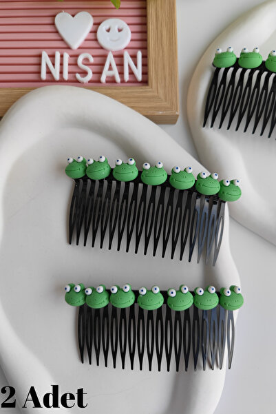 Nisankids Цветна фиба за коса за момичета във формата на животно, 2 броя