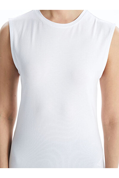 LC Waikiki Lcw Dream White Crew Neck Women's Tank Top