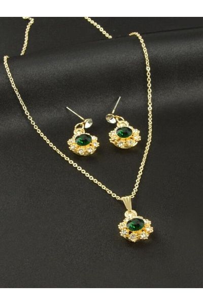 CADI BOUTİQUE Jewelled Set Necklace