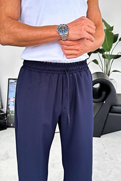 HAFKAGİYİM Блакитні м'які джоггер-штани з текстурованою тканиною