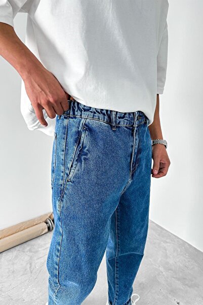 HAFKAGİYİM Темно-сині резинові деталі на поясі, штани Regular