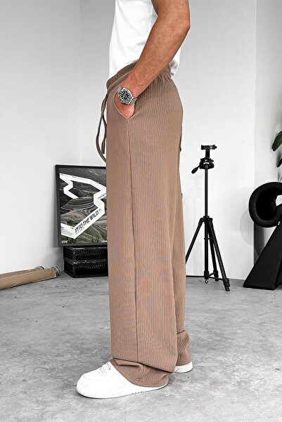 HAFKAGİYİM Коричневі баггі-штани з ластиком