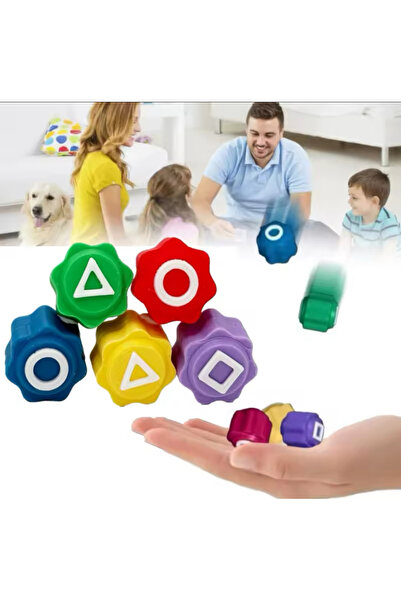 Hyd Squid Game 2 Beştaş Oyun Seti Kalamar Oyunu 5 Taş Oyuncak Renkli Taş Gonggi