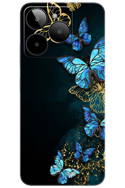 General Mobile Era 30 (G518) Uyumlu Kılıf Desen Baskılı Silikon Kelebekler ST...