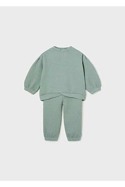 MAYORAL Green Baby Girl Tracksuit Set - 02827 022