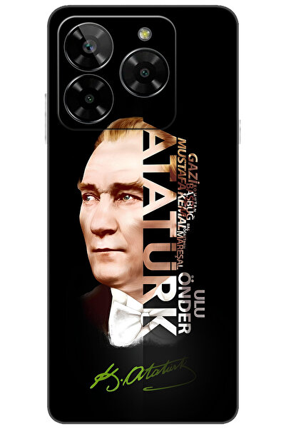General Mobile ERA 50 (G318) Uyumlu Kılıf Desen Baskılı Silikon Atatürk STK:6...