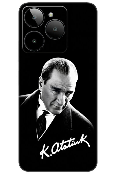 General Mobile Era 30 (G518) Uyumlu Kılıf Desen Baskılı Silikon Mustafa Kemal...