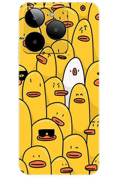 General Mobile Era 30 (G518) Uyumlu Kılıf Desen Baskılı Silikon Cool Ördek ST...