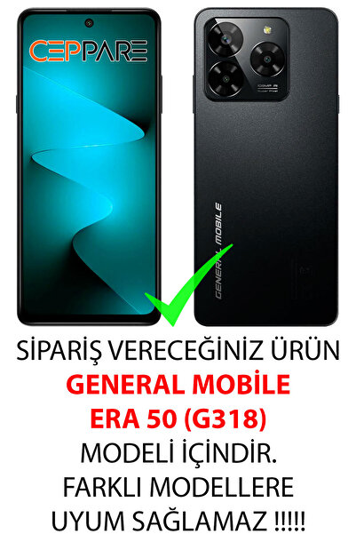 General Mobile ERA 50 (G318) Uyumlu Kılıf Desen Baskılı Silikon Avakado STK:618 CP-Etn5FCm