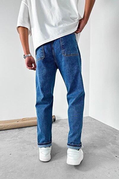 HAFKAGİYİM Темно-сині резинові деталі на поясі, штани Regular