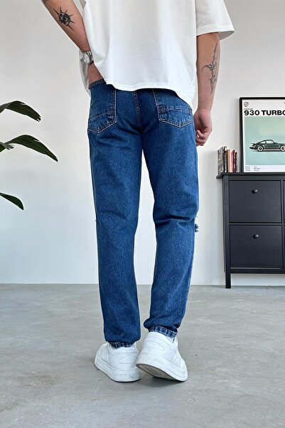 HAFKAGİYİM Темно-сині джинси з рваними краями Regular Pantolon