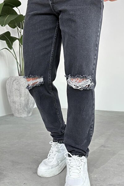 HAFKAGİYİM Димчасті рвані штани Regular