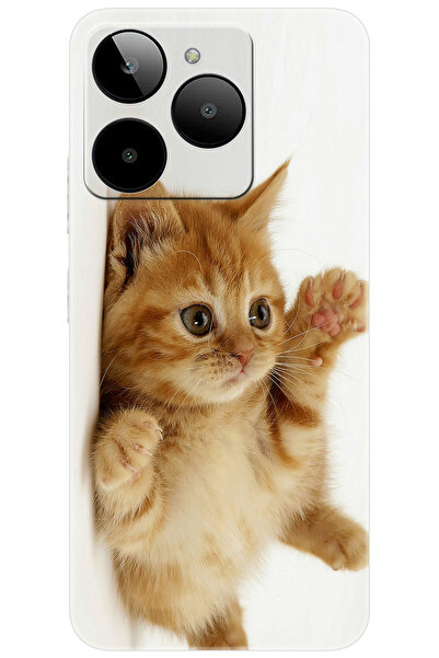 General Mobile Era 30 (G518) Uyumlu Kılıf Desen Baskılı Silikon Sevimli Kedi ...