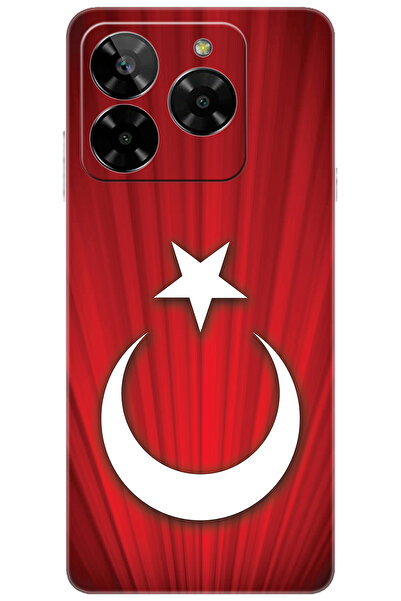 General Mobile ERA 50 (G318) Uyumlu Kılıf Desen Baskılı Silikon Türk Bayrağı ...