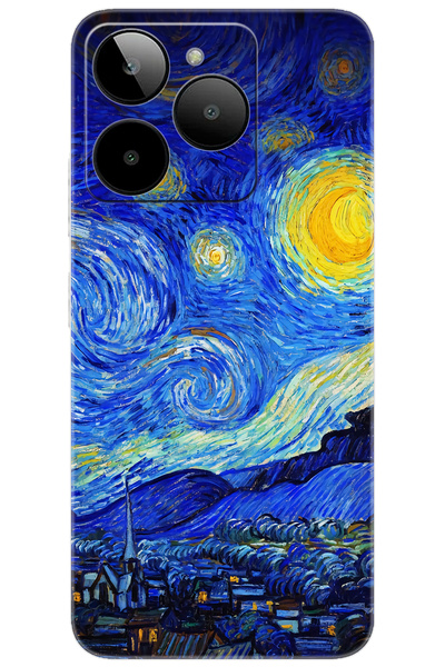 General Mobile Era 30 (G518) Uyumlu Kılıf Desen Baskılı Silikon Starry Night ...