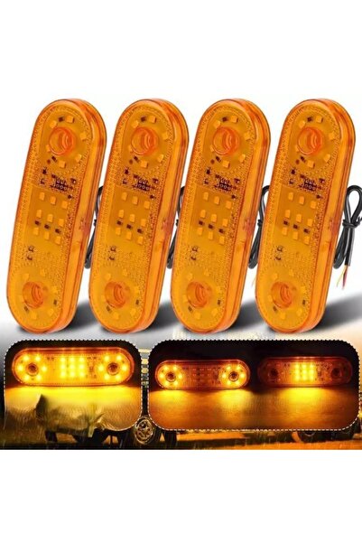 AHMET OTOMOTİV (4 ADET) 21 LEDLİ ÇAKAR LED LAMBA 12V-24V